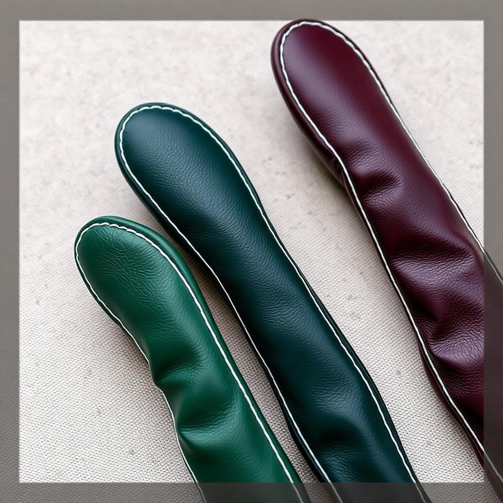 Leather Headcover Trio